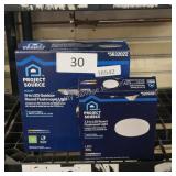 2 led light fixtures