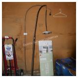 2 floor lamps (damaged)