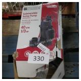 submersible sump pump