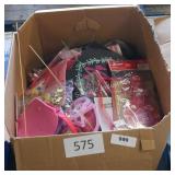 ctn of valentines day decor