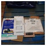 5 floor registers and magnetic cover