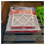 4 asst. size air filters