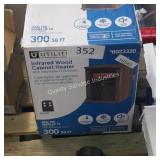 infrared wood cabinet heater