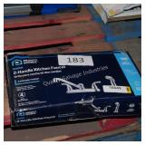 2 handle kitchen faucet