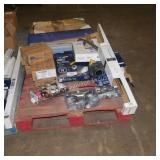 skid of plumbing supplies