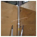 2 metal conduit poles