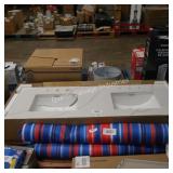 60ï¿½ vanity top (damaged)