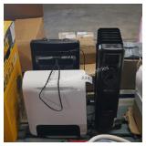 3 electric heaters
