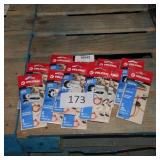 12 - 6ct velcro ties