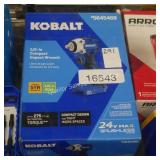 kobalt 24v 1/2ï¿½ impact - tool only (display)