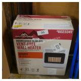 master forger vent free wall heater