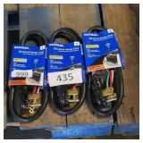 NEW 3 - 4ft eastmna dryer cords