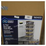 5 tier storage toe rack