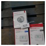 3 honeywell thermostats