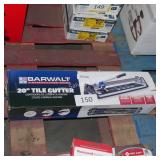 barwalt 20' tile cutter