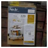 3 tier metal utility cart