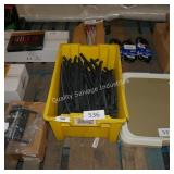 tote of rubber hoses