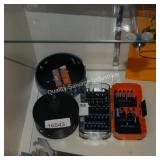 spyder bit set & hole saw blades (display)