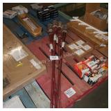 4 bamboo tiki torches