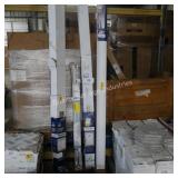 3 blinds and curtain rod