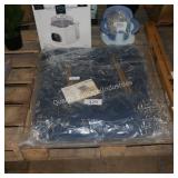 folding chair w foot stool