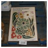 flower market wall art