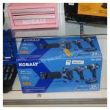 kobalt 24v 4pc tool combo w/ batt/chg (display)