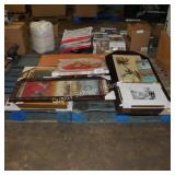 skid of asst wall art