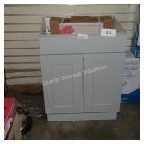 24" vanity w top (back left damage)
