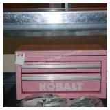 kobalt pink mini toolbox (display)