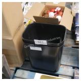 2 medium trash cans