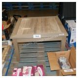 square outdoor table