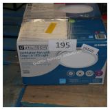 vent fan w led light