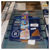 round wooden toilet seat w pipe cleaner