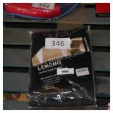 set of black out curtains