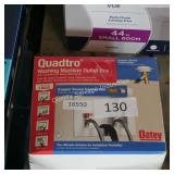 quadtro washing machine outlet box