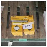 2 ctns dewalt .27 caliber safety strip loads
