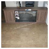 72" electric fireplace