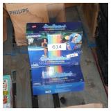 2 lighted pool floats