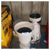 5 allen+roth planters w 3 pedestals