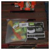 dog toys and round bowl