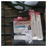 gas grill cover and 2 tube burners