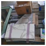 2 ctns/bundles of vinyl tile flooring