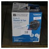 2n1 heater & fan