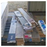 skid of vinyl flooring