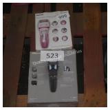 2 electric shavers