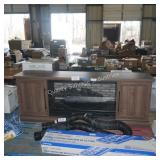 72" electric fireplace