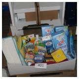 ctn of cleaning supplies