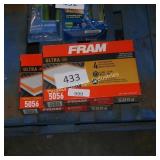 2 fram air filters