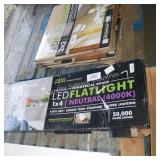 2-1x4 led flat light